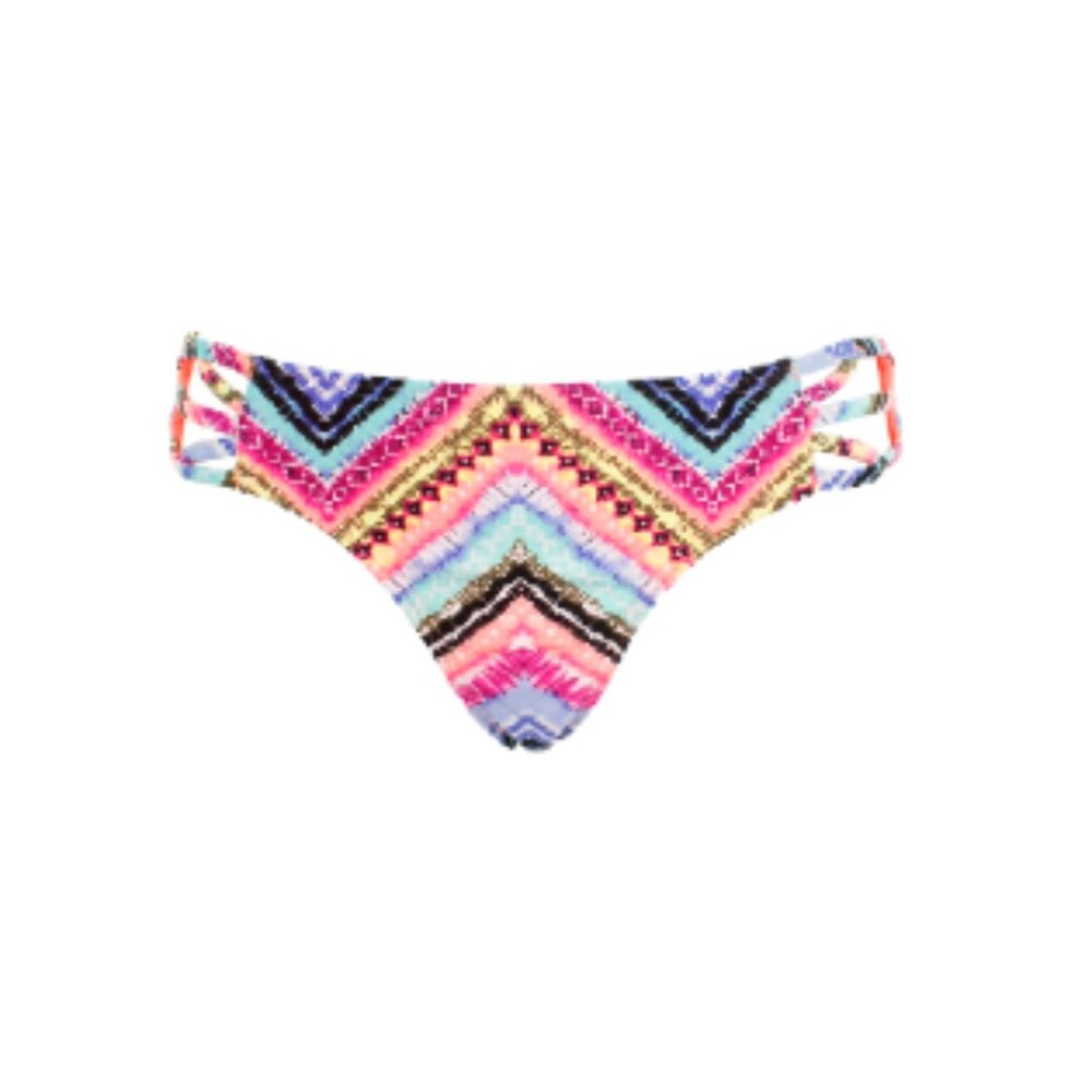 California Waves Women S Strappy Hipster Bottoms Swimsuit Multi Small